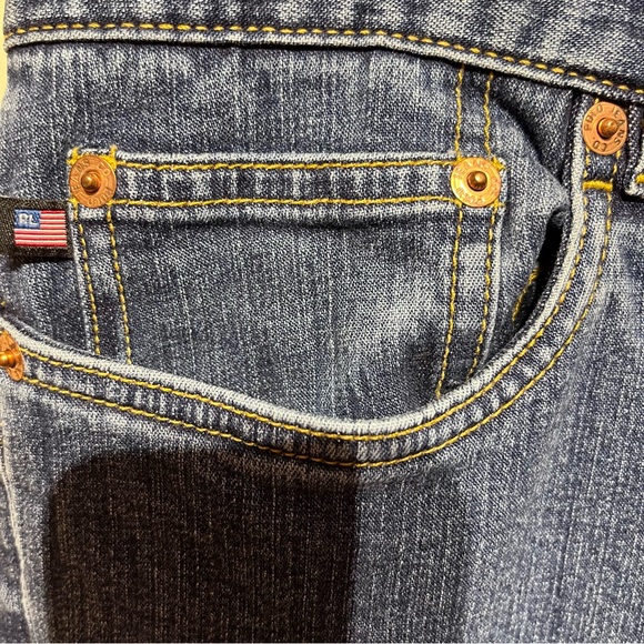 Polo by Ralph Lauren Women's Classic Blue Straight Leg Jeans - Picture 8 of 9